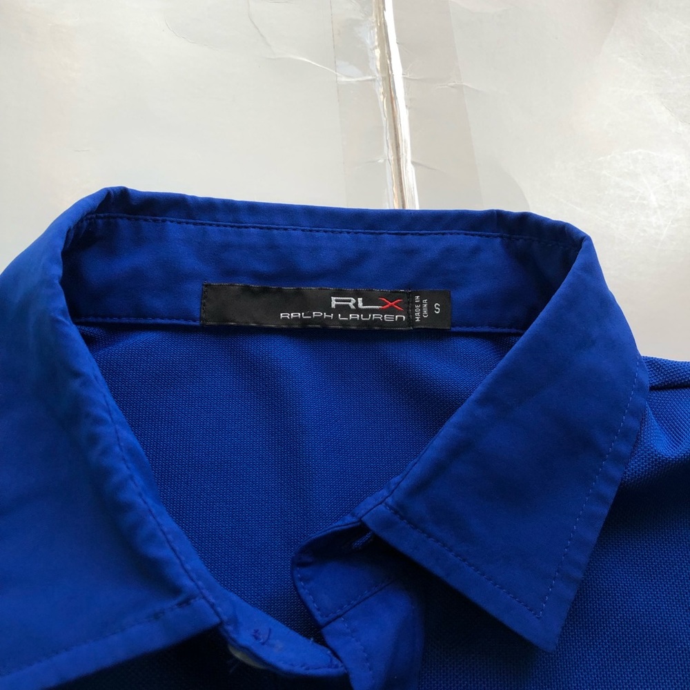 Polo Ralph Lauren RLX blue polo - Picture 2 of 7